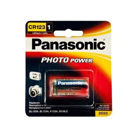 PANASONIC Panasonic T44259 3V CR-123 Lithium Photo Battery CR-123APA/1B